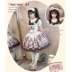 Good Night Mie Mie Chocolate Cat Blouse and JSK(Pre-Order)